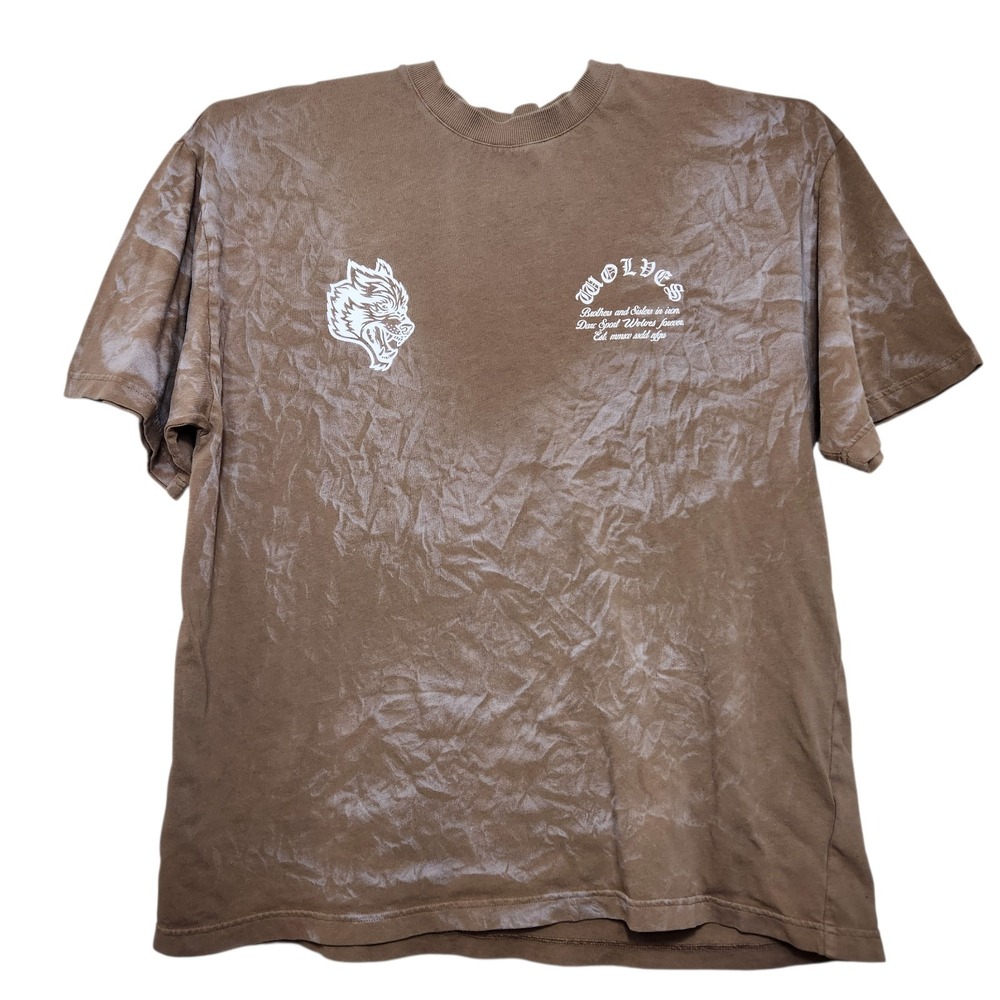 Darc Sport Size XXL Wolves Den Club T-Shirt Mens XXLarge Limited 1909/2000 Brown